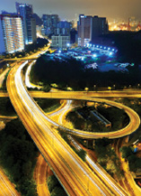 highway at night