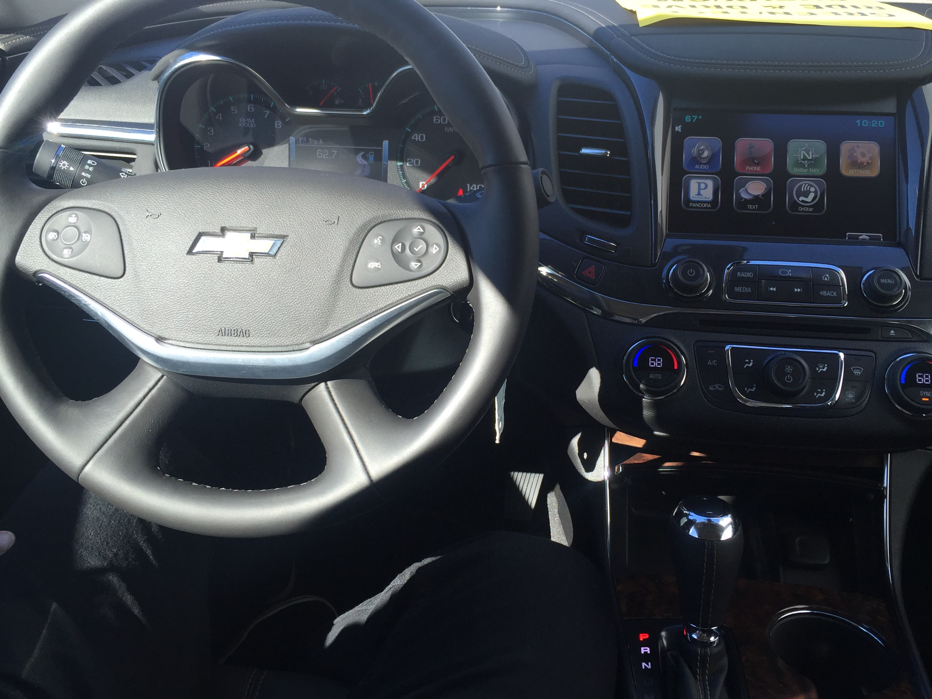 2015 Chevy Impala Bi Fuel Interior Fuel Freedom Foundation
