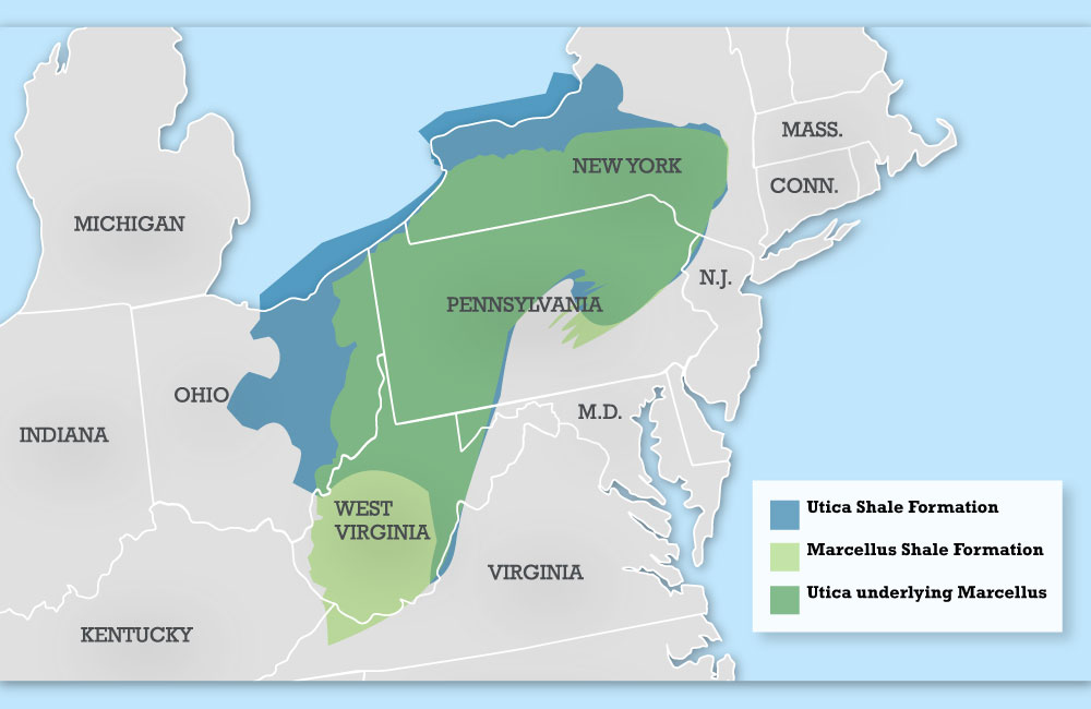 Marcellus shale play