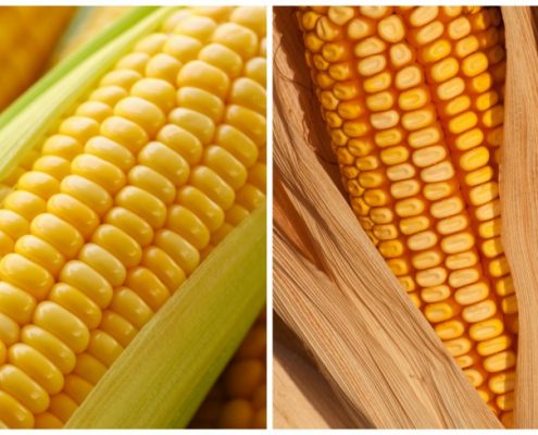 corn cobs