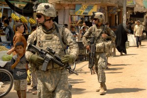 Soldiers Conduct Combined Clearing Operation